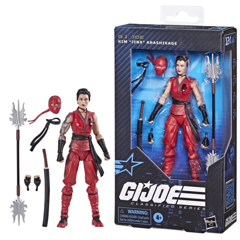 GI Joe Classified Series Jinx Kim Arashikage 6" Action Figure 2024 Hasbro 124